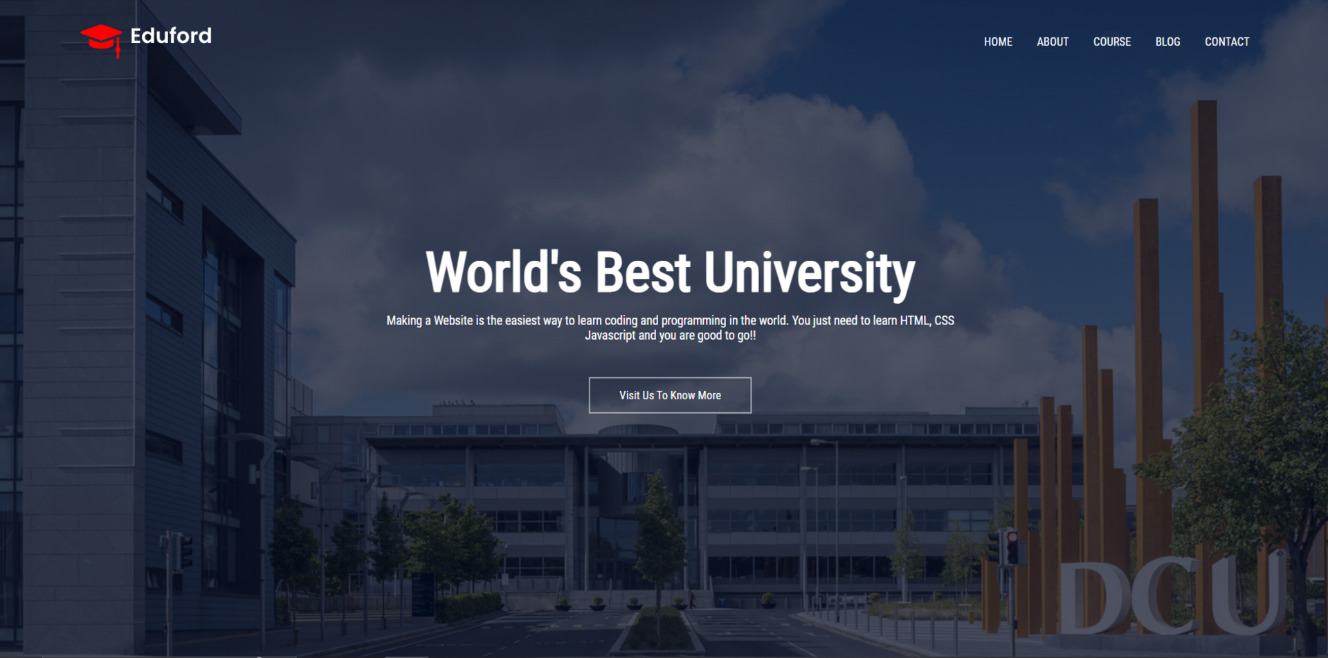 University-DummyWebsite